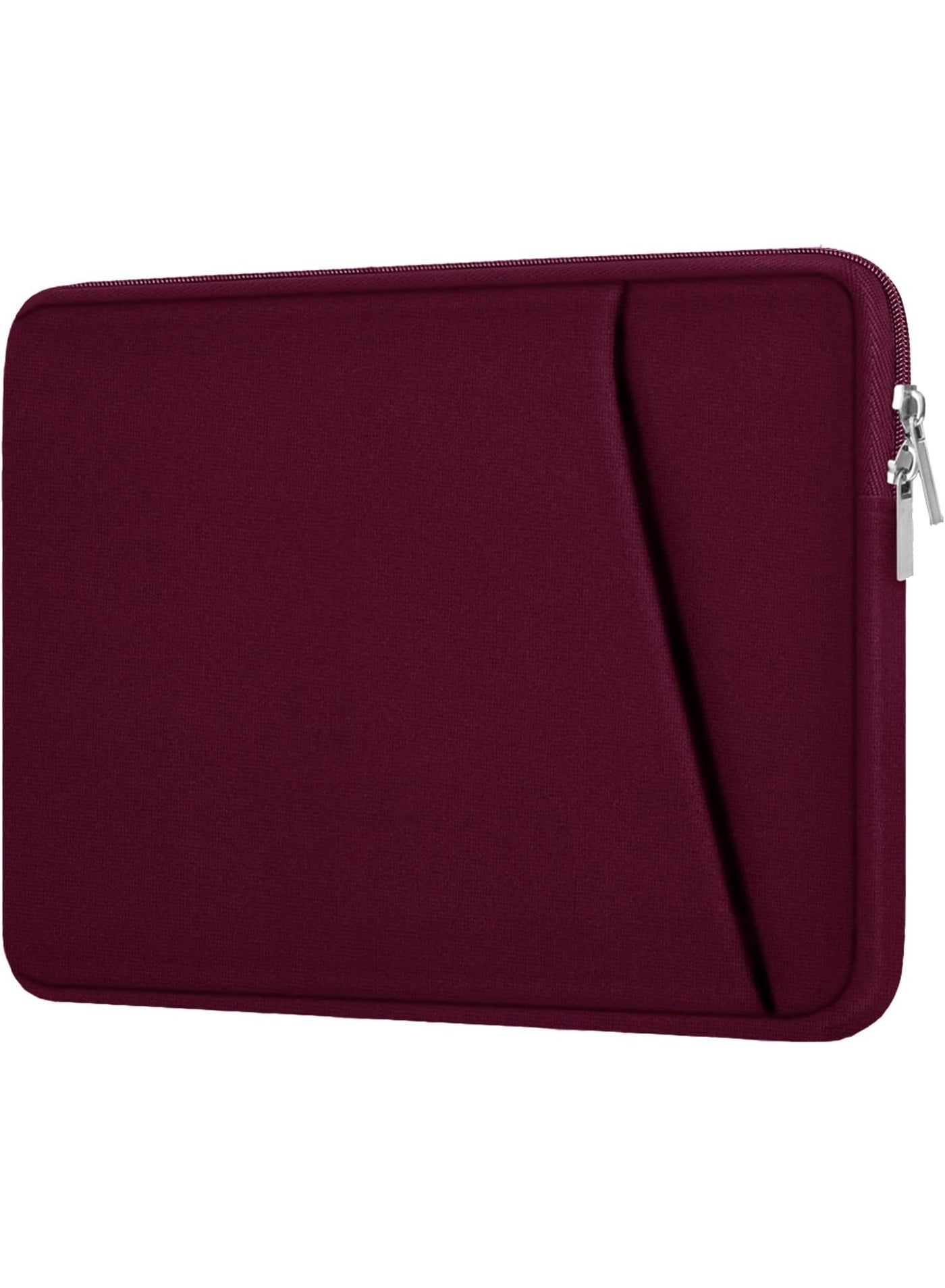 Laptop Sleeve Case 14 inch, Durable Carrying Bag Shockproof Protective Case Cover, Handbags Briefcase Laptop Bag Compatible with 14" MacBook Air/Pro HP Asus Lenovo Notebook Computer, Wine Red
